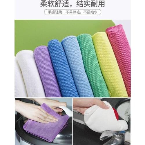 Dishwashing cloth towels rags housework cleaning kitchen supplies wipes towels hanging type absorbent lazy rags not easy