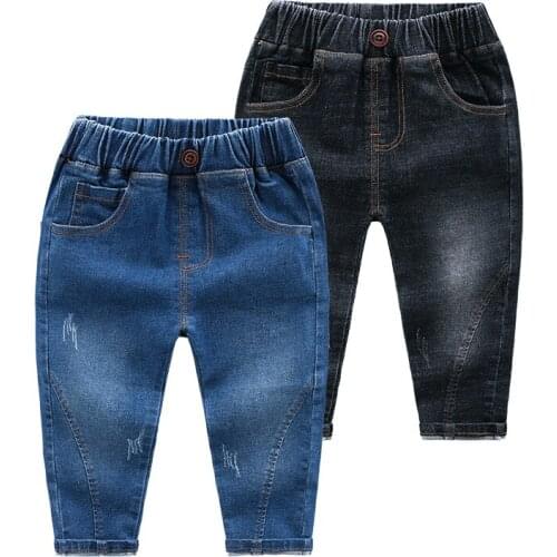 Spring Girls Jeans Baby Kids Jeans for Children Boys Girls Leggings Denim Pants Toddler Pants Girls Kids Pants for Boy Girl 2-8Y