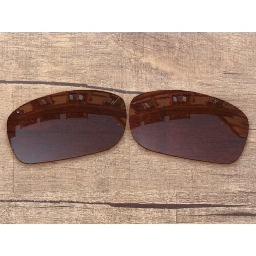 Vonxyz Bronze Brown Polarized Replacement Lenses for-Oakley Fives Squared Frame