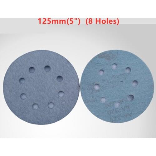 10pcs Professional Anti Clog 125mm Sandpaper 5" Film Sanding Disc Wet & Dry Hook & Loop Abrasive Tools with Grits 3000~5000