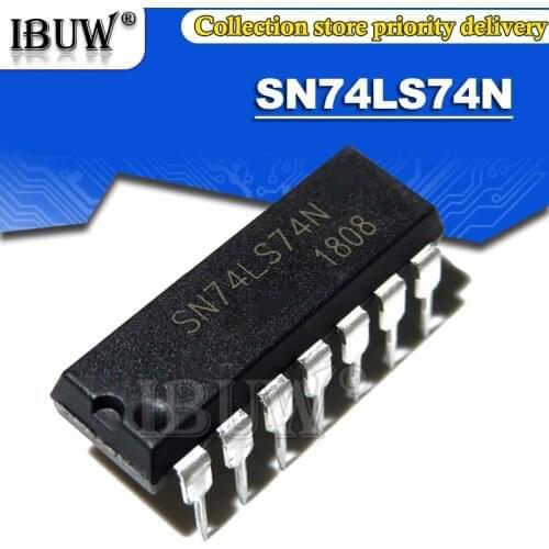 100PCS SN74LS74N DIP14 SN74LS74 74LS74N 74LS74 DIP Integrated IC