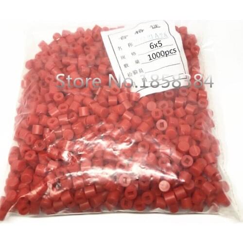 1000PCS RED Cap For 5.8X5.8 7X7 8.5X8.5 Latching Switch Self-lock Push button Switch