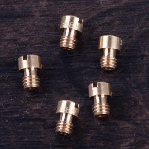 5 Alloy Main Jet Fit for 50cc 80cc GY6 Carb CVK Chinese Scooter 139QMB 1P39QMB #80 #82 #85 #88 #90