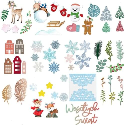 CH 2020 New Arrival Christmas deer Metal Cutting Dies Stencil For Scrapbooking Photo Album Decoration Embossing Paper Card Craft