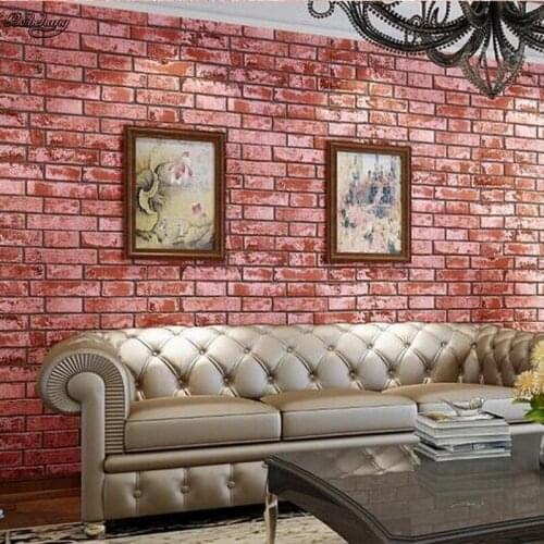 Beibehang rock classic brick design model selection wall embossed non-woven paper Papelde parede3Dwallpaper interior paper paste