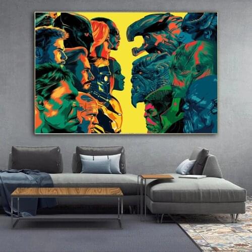 Marvel Classic Sci-Fi Movies Avengers: Infinity War Canvas Painting Movie Posters and prints Wall art Picture for Kid home Decor