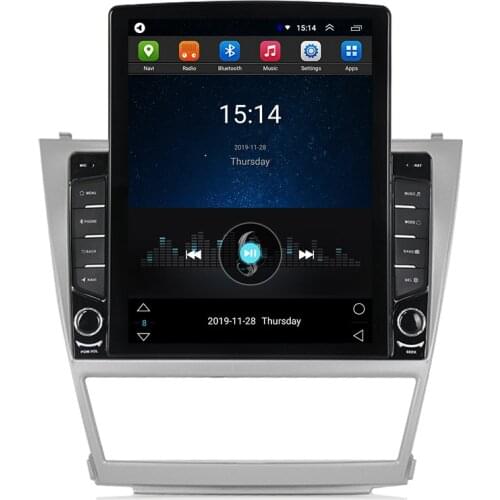 MEKEDE Tesla Android IPS 2.5D DSP car stereo with gps navigation For Toyota Camry 2007~2011 2+32GB GPS car audio system