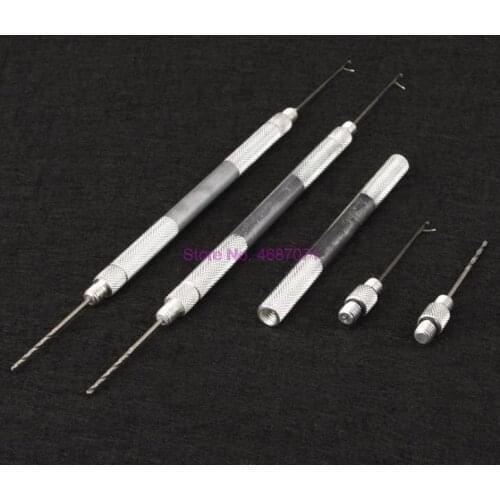 By DHL 500pcs 2 in 1 Brand New Carp Fishing Drill Hook Hair Rig Hook Baiting Tools Set wholesale