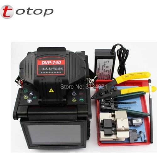 Multi-language DVP740 Optical fiber Arc fusion splicer FTTx / FTTH Fiber Optic Splicing Machine