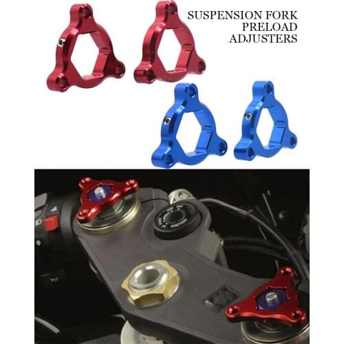 Motorcycle 14mm CNC Suspension Fork Preload Adjusters For Kawasaki BMW Yamaha Honda Ducati Motorcycle Decoration Accessories