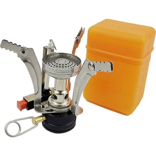 Mini Camping Stoves Folding Outdoor Gas Stove Portable Furnace Cooking Picnic Stoves Cooker Burners