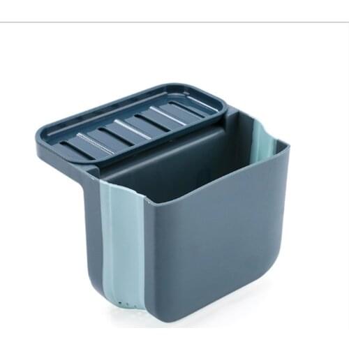 Sink Drain Strainer Basket With Suction Cup Foldable Hanging Sink Food Strainer Kitchen Tidy Organizer Rack