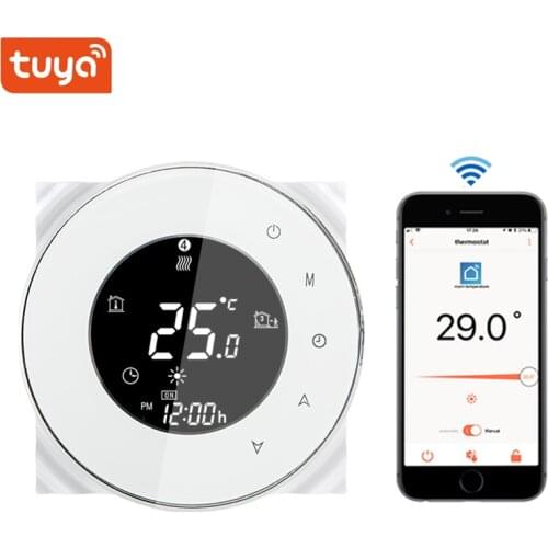 WIFI Controlled Thermostat for Water/ Electric / Gas Boiler Underfloor Heating Thermostat Alexa and Google Home Smart Thermostat
