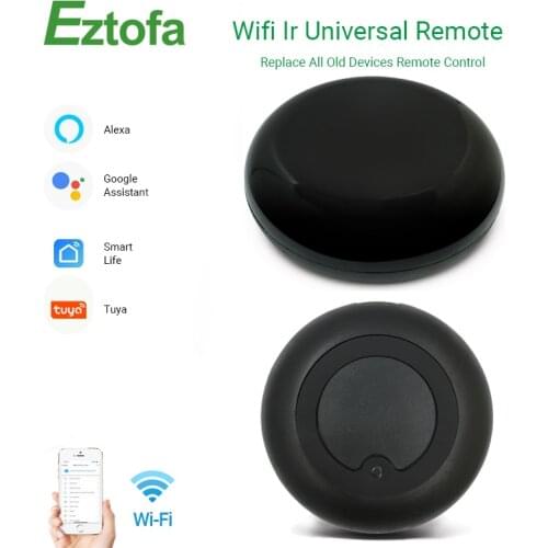 Wifi Smart IR Remote Control Infrared Universal Smart Life APP Control One For All TV DVD AUD Voice Wireless Remote Control