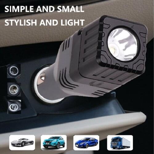 XPG+COB Flashlight Portable Hammer Foldable Car Rechargeable Flashlight Car Charger Usb Motorcycle