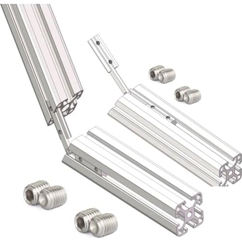 2020 3030 4040 4545 Flexible Joint Connector Angel Connector Bracket for 2020 3030 4040 Aluminum Extrusion Profile