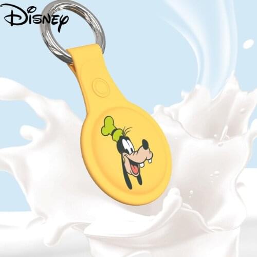Disney cute Mickey Minnie for AirTag protective sleeve Apple anti-lost device keychain ring collar iPhone location tracking