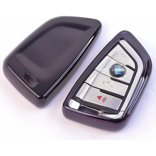 Purple black Smart TPU Key Cover Fob Case for BMW X1 X4 X5 X6 2 M Series