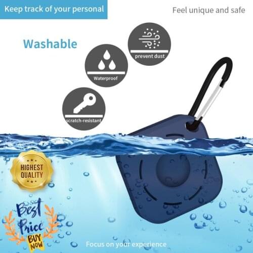 For Airtags Mobile Phone Liquid Silicone Protective Sleeve Locator Tracker Anti-lost Device Keychain Car Dog Locator