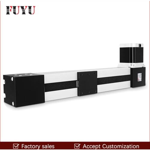 Free shipping High Speed 2000mm Belt Drive Cnc Linear Guide Rail Slide Motion Stage Stepper Motor Nema 34