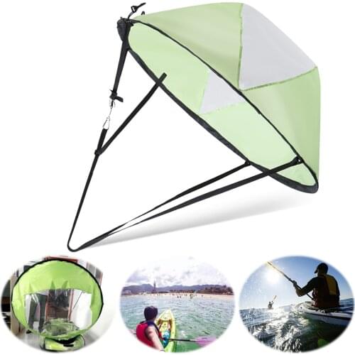 Foldable Kayak Boat Wind Sail Summer Surfing Downwind Paddle Rowing Window Boats Accessories Board Sailing Canoe Boats Wind Wind