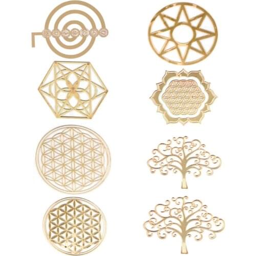 Energy Tower Pattern Paste Copper Stickers For DIY Making Mould Craft Jewelry Tool