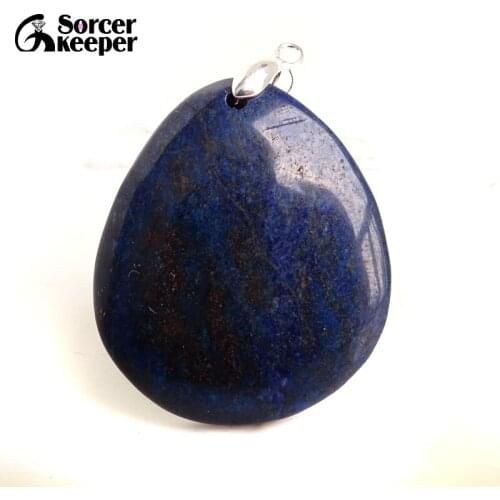 Mens Bijoux Blue Lapis Lazuli Beads Necklaces & Pendants Natural Stones Beads for Jewelry Making Accessories Womens Gift BE039