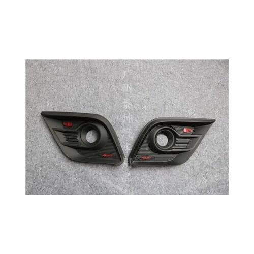 Free Shiping for 2015-2017 hilux revo Fog Light Lamp Cover Trim Car Styling Accessories hilux Fog lights decoration 2pcs/set