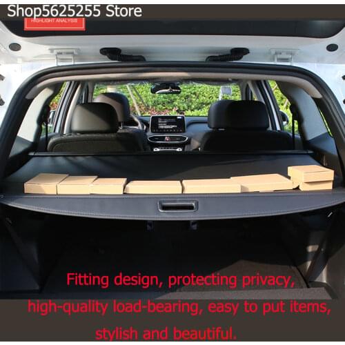 Car Trunk Curtain Cover For Hyundai Santa Fe 2019 2020 Changes Car Decoration Partition Board Car Decorations
