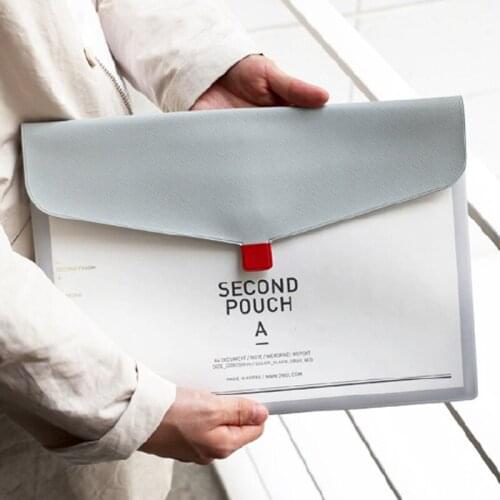 New cute South Korea multifunction A4 large capacity office school document organizer folder filling bag stationery