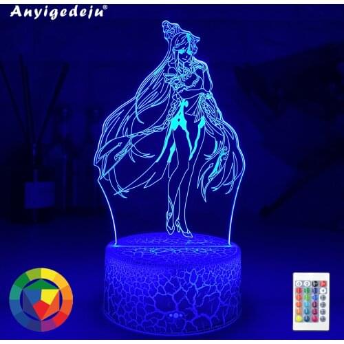 Newest Japanese 3d Lamps Anime Figure Nightlight Kids Child Girls Bedroom Decor Lights Manga Gifts Night Light Lamp In The A-442
