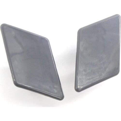 Pair L + R Headlight Washer Nozzle Cover Cap Primed For BMW E90 323i 328i 335i