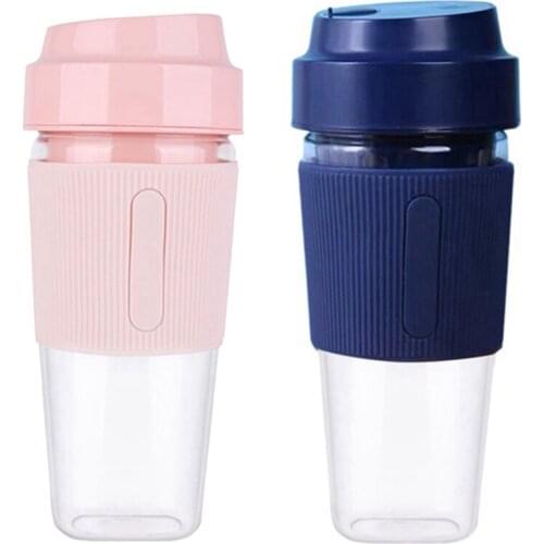 Portable Blender Fruit Juicer Cup Mini Cordless Personal Travel Mixer Smoothies Maker Stirring for Milk Shake 300Ml