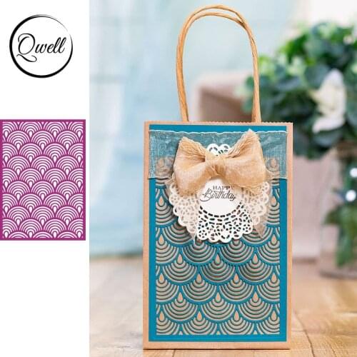 QWELL Background Lace Metal Cutting Dies for Scrapbooking and Card Making Paper Embossing Craft New 2019 die cuts