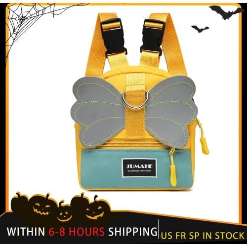 Pet Backpack Harness Small Dog Cartoon Comfortable Portable with Harness Leash Backpack for Small Dog Multifunction Dog Backpack