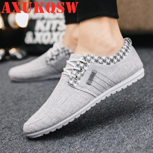 Spring/Autumn Men Shoes Breathable Men Casual Shoes Lace Up Running Shoes For Men Canvas Outdoor Walking Shoes Zapatillas Hombre