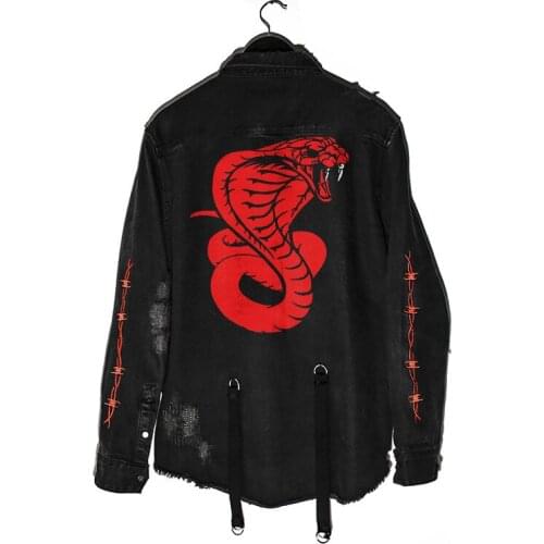 Skiooik Mens Denim Jackets