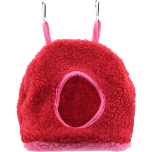 Warm Fleece Birds Nest Small And Medium Parrot House Winter Warm Birds Nest Agapornis Melopsittacus Undulatus Hammock