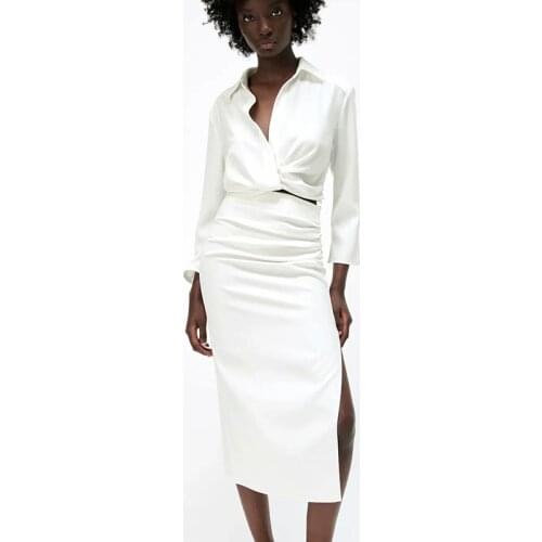 WALKSO Slit Pencil Skirts