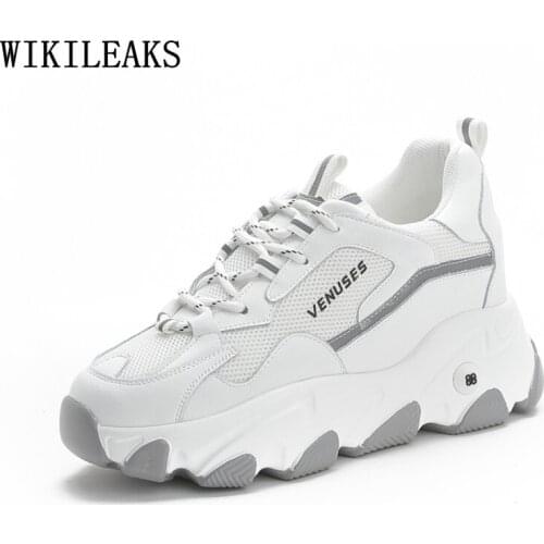Sneakers Women 2021 Wedges Shoes for Women Platforms 2021 Fashion Women Leather Casual Shoes White Sneakers Zapatillas De Mujer