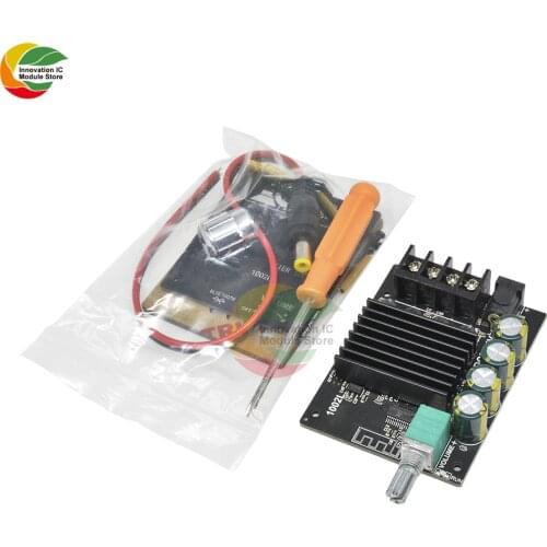 Ziqqucu TPA3116 ZK-1002L Bluetooth 5.0 Digital Amplifier Board 100Wx2 Adjustable Audio Power Amp Module Electronic Components