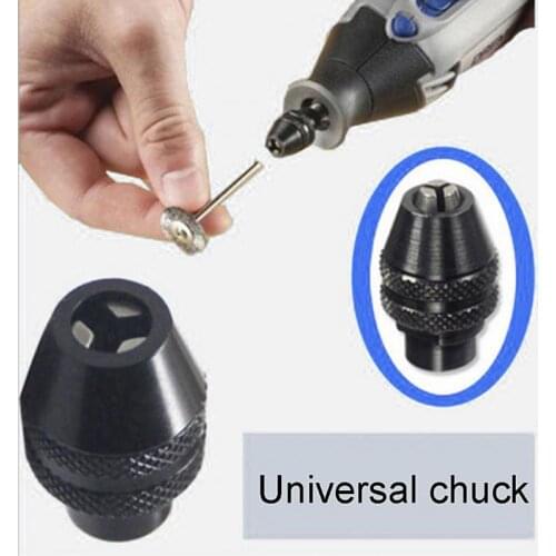 1Pcs Hex Shank Keyless Drill Chuck 0.4~3.4mm Universal Screwdriver Impact Driver Adaptor #0304