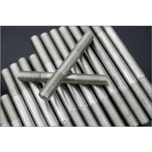 10 PCS Metric Thread M6*130 mm 304 Stainless Steel Studs Double thread Fasteners