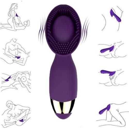 10 Speed Clitoral Stimulator Brush Vibrating G-spot Nipple Clit Licking Toy Massage Vagina Vibrator Sex Toys for Couples Women