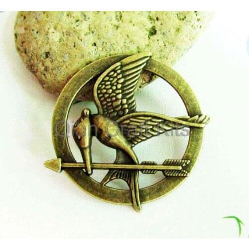 100pcs 3d bird arrow antique bronze zinc alloy Charm Pendant drops DIY Supplies necklace bracelet 25mm lead and nickle free