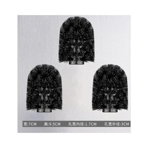 3Pcs=1Set Bathroom Toilet Brushes Head , Universal Brush Accessories