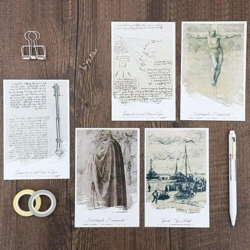 30 sheets/LOT Creative Artist Script Series Postcard /Greeting Card/Wish Card/Christmas and New Year gifts