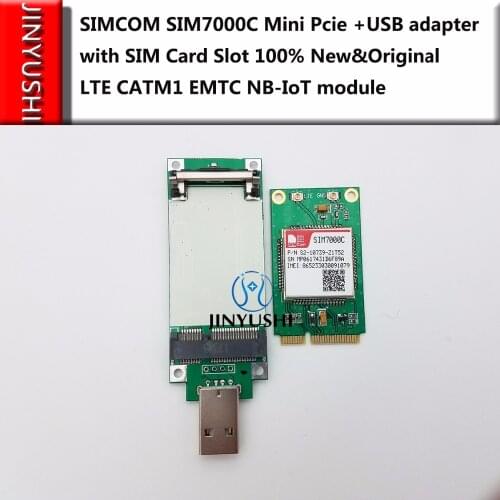 SIMCOM SIM7000C Mini Pcie +USB adapter with SIM Card Slot 100% New&Original LTE CATM1 EMTC NB-IoT module in the stock
