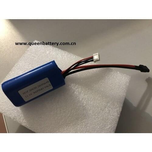 3S1P QB20650 11.1V 5200mAh battery pack for QB 20650 new model INR20650 with XT60 and balancer cables