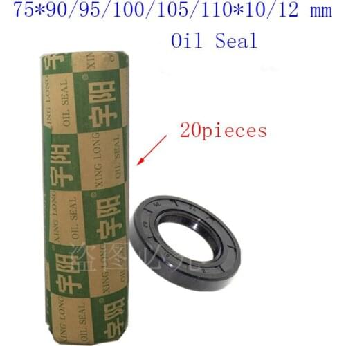 20 pieces 75x90/95/100/105/110x10/12 mm Motorcycle Front Fork Damper Oil Seal Front Fork Damper Shock Absorber